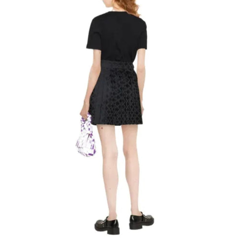 Moschino Double Smiley Black T-Shirt 222EA07119541 2555